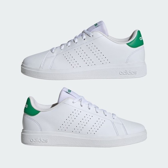 adidas Other - NIB Advantage Base 2.0 Green and White Men's Size 10.5 New🔥🔥